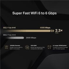 Mercusys Wi-Fi router MR90X, AX6000 Dual-Band Wi-Fi 6 - černý