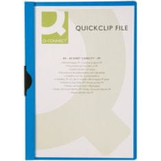 Q-Connect Desky s klipem pro 30 listů, A4, modré