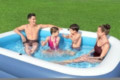 Alltoys Obdélníkový bazén s clonou proti slunci 2,54 m x 1,78 m x 1,40