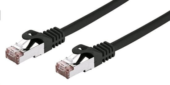 C-Tech kabel patchcord Cat6, FTP, 2m, černá