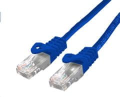 C-Tech kabel patchcord Cat6, UTP, 0.25m, modrá