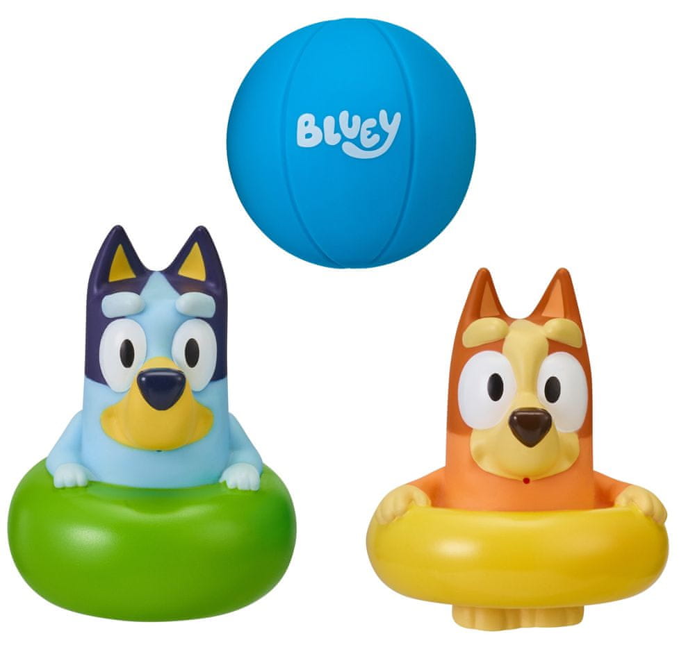 Levně TM Toys Bluey stříkací hračky do vody 3 kusy