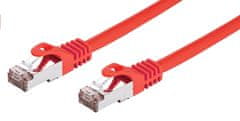 C-Tech kabel patchcord Cat6, FTP, 2m, červená