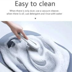 Netscroll Koupelnová rohožka s výjimečnou savostí, nesmekavá savá rohožka do koupelny, bazénu nebo předsíně, 40x60 cm, snadné čištění, rychlé sušení, modrá, AbsorbentMat