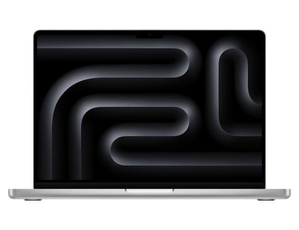 notebook Apple MacBook Pro 14 M3 2024 Liquid Retina XDR displej ProMotion 120 Hz úhlopříčka 14,2 palce procesor Apple M3 grafický čip Apple M3 GPU 16 GB 1TB SSD