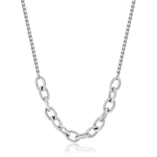 S'Agapõ Moderní ocelový náhrdelník Chunky SHK61