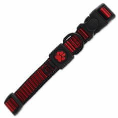 ACTIVE DOG Obojek Strong M červený 2x34-49cm