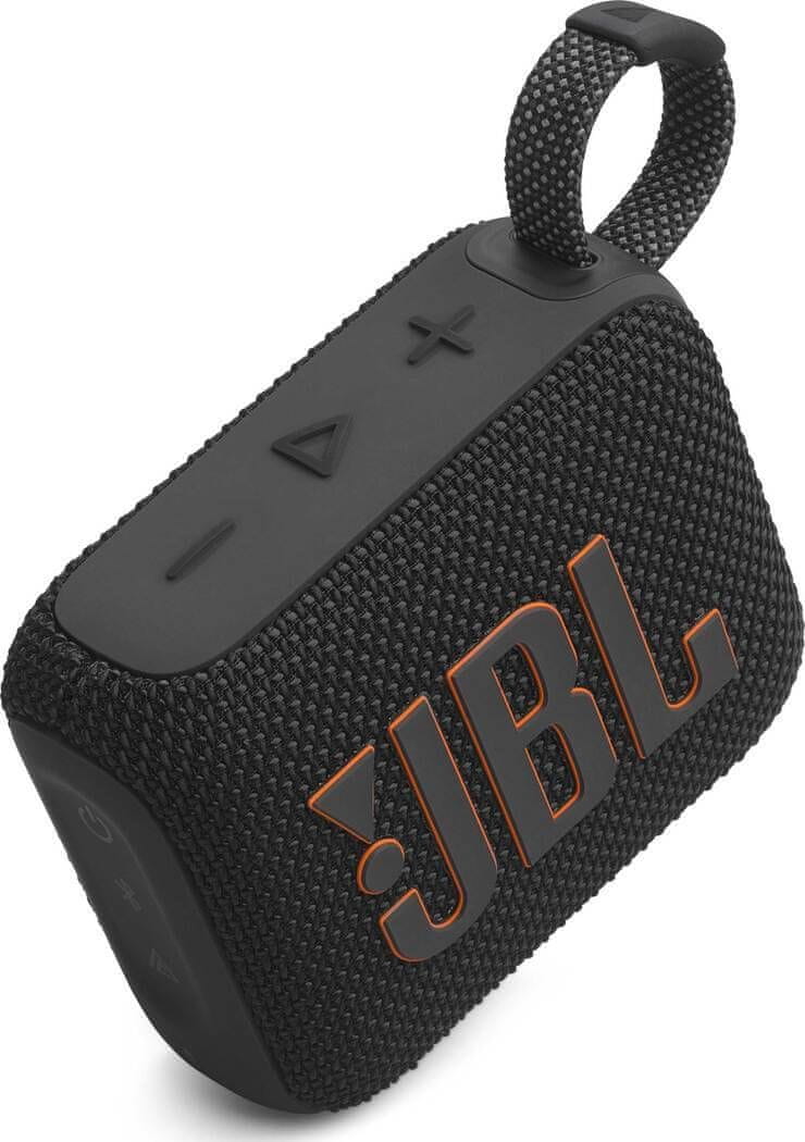  moderní reproduktor jbl GO4 extrémní zvuk perfektní basy skvělé vyladění playtime boost dokonalá výdrž baterie odolnost vodě 
