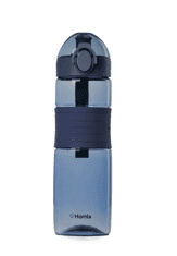 Homla Plastová láhev se silikonovým uzávěrem THEO modrá obsah 0,6 l 818610 Homla