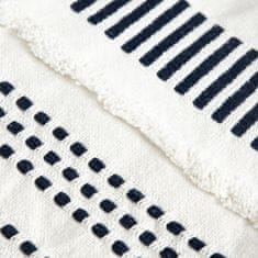 Homla Pléd - deka | PARAT |bavlna v tmavě modrém prošívání | 130x170 | 840062 Homla