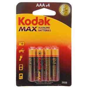 Kodak Alkaline Max alkalické baterie AAA 1,5V 4ks 887930952810