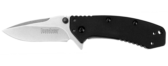 Kershaw 1555G10 CRYO kapesní nůž s asistencí 7 cm, Stonewash, černá, G10, ocel