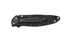 Kershaw 1660CKT LEEK - BLACK kapesní nůž 7,5 cm, celočerná, celoocelový