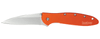1660OR LEEK - ORANGE kapesní nůž 7,5 cm, oranžová, hliník