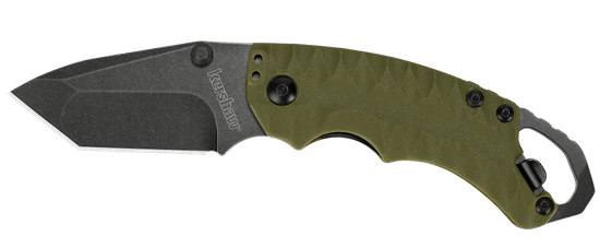 Kershaw 8750TOLBW SHUFFLE II FDE kapesní nůž 6,6 cm, Blackwash, zelená, GFN