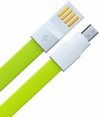 REMAX datový kabel USB / MicroUSB zelený 1,2m AA-846