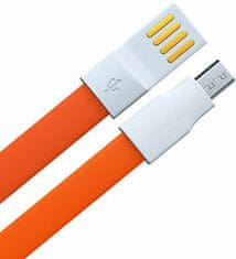 REMAX datový kabel USB / MicroUSB oranžový 1,2m AA-847