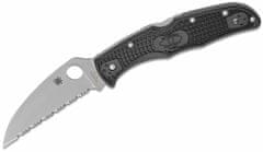 Spyderco C10FSWCBK Endura 4 Serrated Black kapesní nůž 9,6 cm, černá, FRN