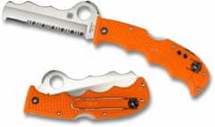 Spyderco C79PSOR Assist záchranářský kapesní nůž 9,3 cm, oranžová, FRN, rozbíječ skla