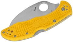 Spyderco C106SYL2 Tasman Salt 2 kapesní nůž 7,4 cm, žlutá, FRN