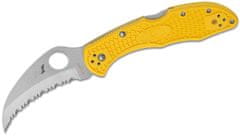 Spyderco C106SYL2 Tasman Salt 2 kapesní nůž 7,4 cm, žlutá, FRN