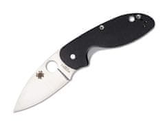 Spyderco C216GP Efficient Plain kapesní nůž 7,6 cm, černá, G10