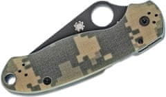 Spyderco C223GPCMOBK Para 3 Camo taktický kapesní nůž 7,5 cm, černá, maskovací vzor, G10
