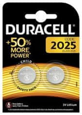Duracell Mini Lithium CR2025 knoflíkové baterie 2ks 5000394045514