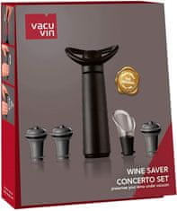 Vacuvin 9876606 vak. pumpa na víno Concerto v krabičce (1 pumpa, 3 zátky, 1 nálevka)