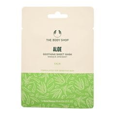The Body Shop Zklidňující slupovací pleťová maska Aloe (Soothing Sheet Mask) 18 ml