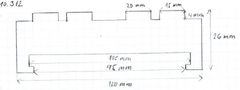 FERDUS Gumová podložka zvedáku 120 x 26 mm, s límcem - Ferdus 10.312