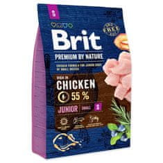 Brit Krmivo Premium by Nature Junior S 3kg