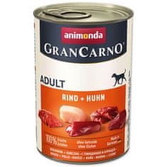 Animonda Konzerva Gran Carno Adult hovězí a kuře 400g