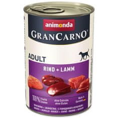 Animonda Konzerva Gran Carno Adult hovězí a jehně 400g