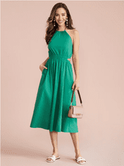 Guess Dámské dlouhé šaty Isabel zelené XS