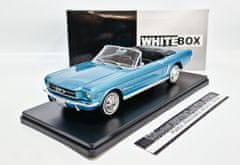 WHITEBOX WHITEBOX Ford Mustang Convertible - Tyrkysová metalíza - Whitebox 1:24
