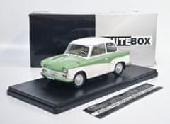 WHITEBOX WHITEBOX Trabant P 50 bílá/zelená 1:24 WHITEBOX