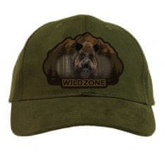 WildZone Wildzone kšiltovka zelená divočák