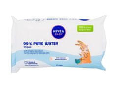 Nivea 57ks baby 99% pure water wipes, čisticí ubrousky