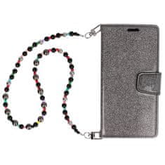 MobilPouzdra.cz Knížkové pouzdro 2v1 Liavec Glitter Magsafe pro Samsung Galaxy S23 Plus , barva černá