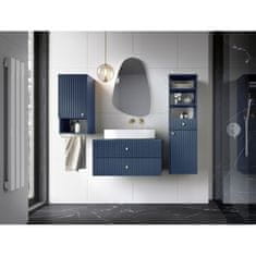 Lectus Závěsná koupelnová skříňka Lore 73 cm tmavě modrá