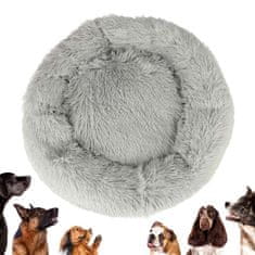 MG Cushion Plush pelíšek pro kočky a psy 60 cm, šedý