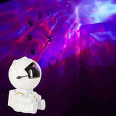 MG Astronaut Star projektor noční oblohy, bílý