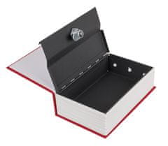Gifty City Bezpečnostní schránka ve tvaru knihy, 11,5 x 5 x 18 cm Barva: černá