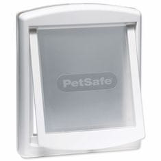 PetSafe Dvířka plastová s transparentním flapem bílá, výřez 28,1x23,7cm