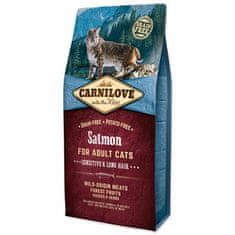 Carnilove Krmivo Adult Cats Sensitive & Long Hair Salmon 6kg