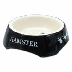 SMALL ANIMAL Miska potisk Hamster černá 13x13x4cm
