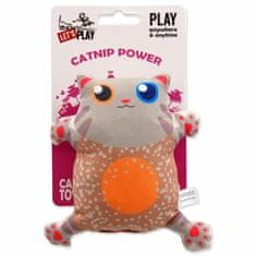 Plaček Hračka Let´s Play kočka s catnip 1, 14cm
