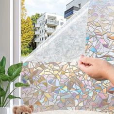 HOME & MARKER® Dekorace na zeď a Okna, Samolepící fólie, Fólie na okno (200 x 60 cm) | PRISMWRAP