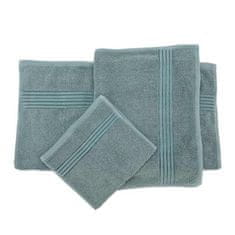 HOMESTYLING Ručníky KO-HD1001270 Sada 3 ks ručníků modrozelená